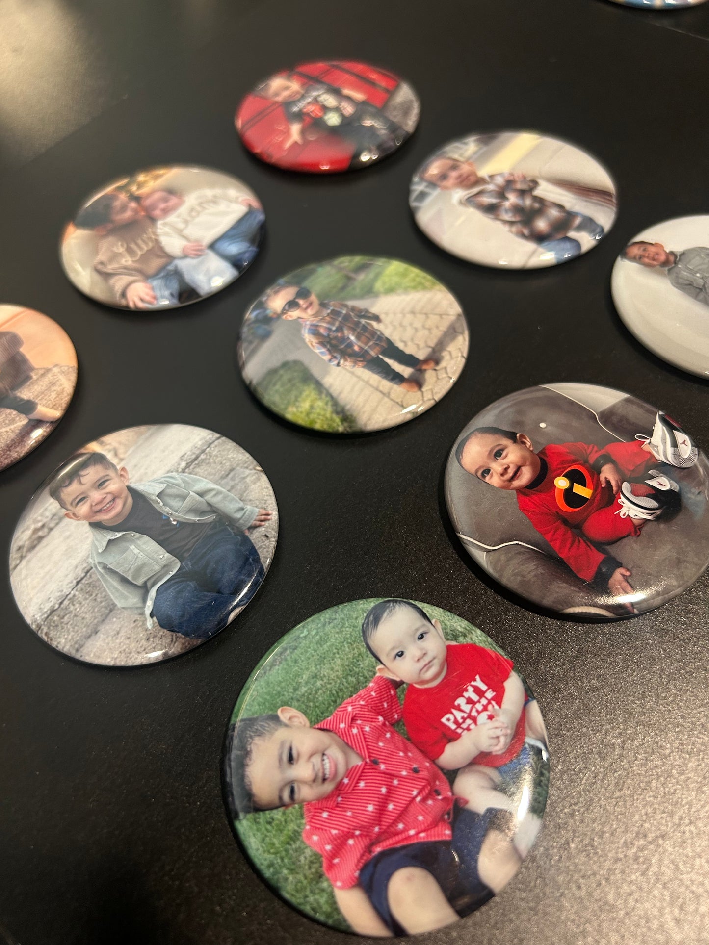 Custom 2.25” Round Photo Magnets