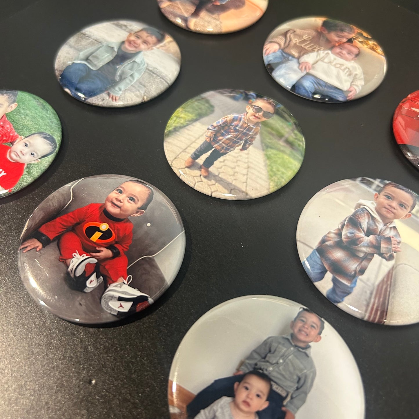 Custom 2.25” Round Photo Magnets