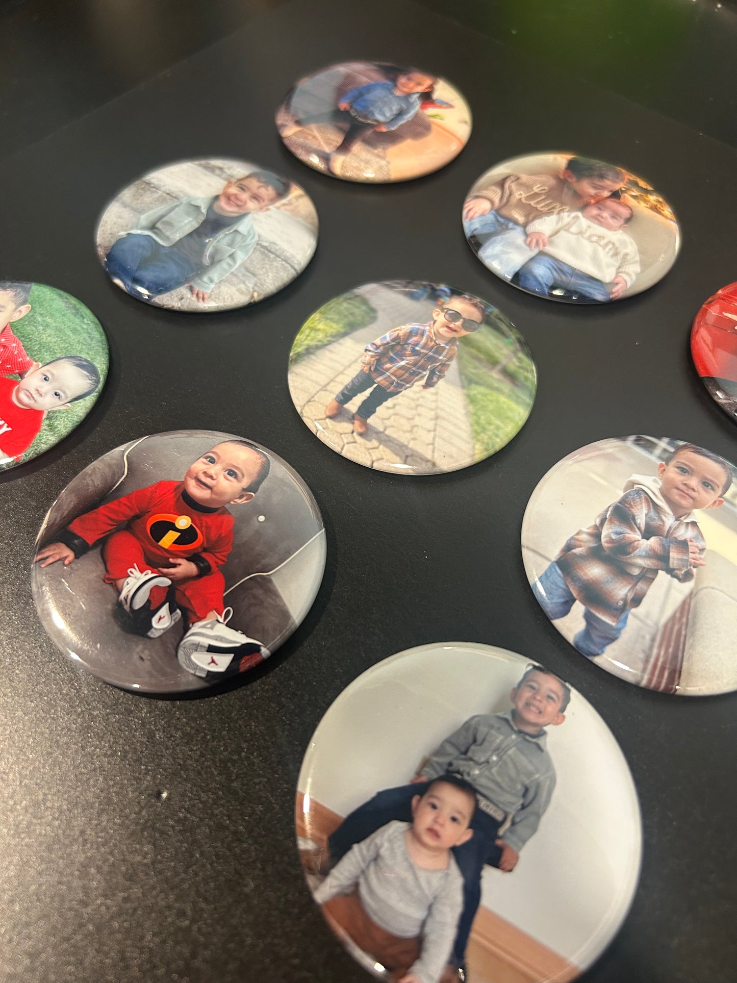Custom 2.25” Round Photo Magnets